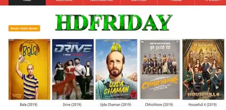 Hdfriday : Download Free Online Movies, Latest Bollywood Movies