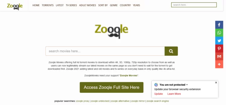 <strong>Zooqle (2023) – Biggest Website For Downloading Torrents Files</strong>