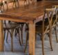 Rustic Wood Dining Table